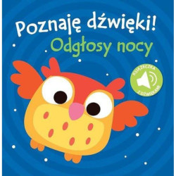 ODGŁOSY NOCY. POZNAJĘ DŹWIĘKI! Książeczka z dźwiękami