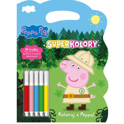 Koloruj z Peppą! Świnka Peppa. SuperKolory