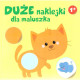 KOTEK DUŻE NAKLEJKI DLA MALUSZKA 1+