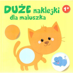KOTEK DUŻE NAKLEJKI DLA MALUSZKA 1+