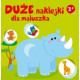 Duże naklejki dla maluszka. Nosorożec 3+