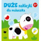 Duże naklejki dla maluszka. Krówka 3+