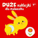 KRÓLIK. DUŻE NAKLEJKI DLA MALUSZKA 1+