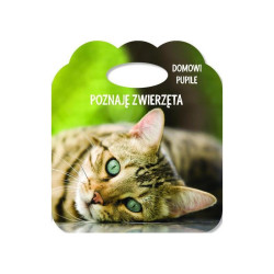 POZNAJĘ ZWIERZĘTA DOMOWE PUPILE KSIĄŻKA Z USZKIEM
