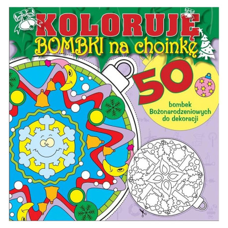 KOLORUJĘ BOMBKI NA CHOINKĘ 50 ŚWIĄTECZNYCH BOMBEK DO DEKORACJI