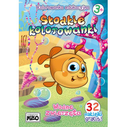 Wodne zwierzęta. Słodkie kolorowanki
