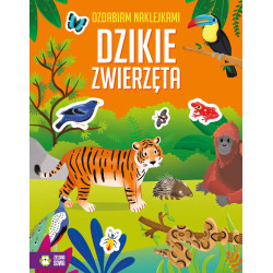 Dzikie zwierzęta. Ozdabiam naklejkami