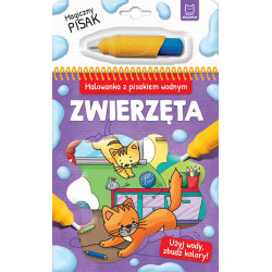 Malowanka z pisakiem wodnym zwierzęta