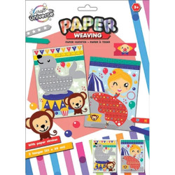 ZESTAW DO RĘKODZIEŁA, PAPIEROWA PLECIONKA 3+