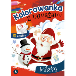 MIKOŁAJ. KOLOROWANKA Z TATUAŻAMI