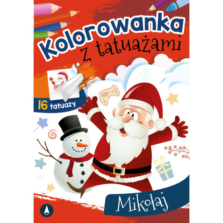 MIKOŁAJ. KOLOROWANKA Z TATUAŻAMI