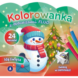 IDĄ ŚWIĘTA. KOLOROWANKA Z TATUAŻAMI FLUO ŚWIECĄ W CIEMNOŚCI!