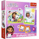 PUZZLE 2W1 + MEMOS GABI Z KOCIM PRZYJACIELEM 93382 Outlet