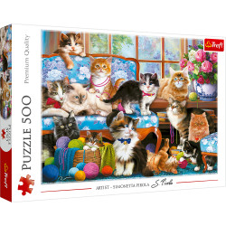 PUZZLE 500 KOCIA RODZINA 37425 Outlet