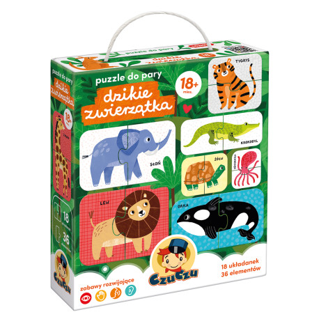 PUZZLE DO PARY DZIKIE ZWIERZĄTKA CZUCZU Outlet