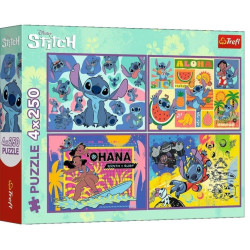 PUZZLE 4X250 NIEZWYKŁY STITCH DISNEY LILO&STITCH 13311 Outlet