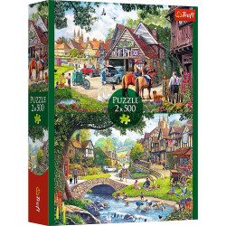 PUZZLE 2X500 SIELANKOWE ŻYCIE MGL 37494 Outlet