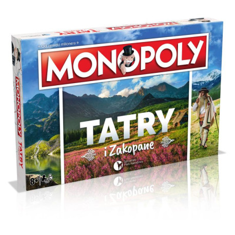 MONOPOLY TATRY I ZAKOPANE GRA PLANSZOWA 8+ Outlet