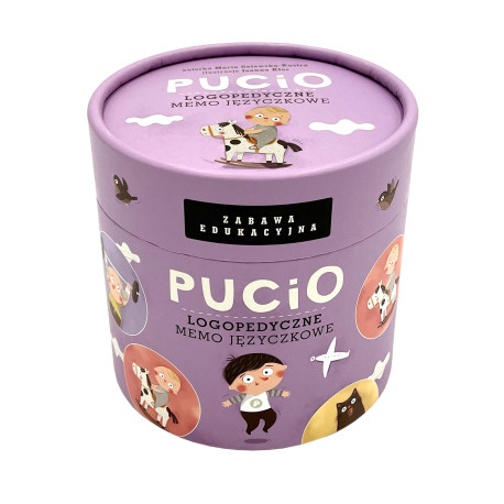 Pucio. Logopedyczne memo języczkowe Nasza Księgarnia Marta Galewska-Kustra Outlet