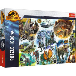 PUZZLE 1000 NA TROPIE DINOZAURÓW  JURASSIC WORLD 10727 Outlet