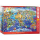 PUZZLE 2000 CRAZY WORLD 8220-5343 OUTLET