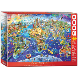 PUZZLE 2000 CRAZY WORLD 8220-5343 OUTLET
