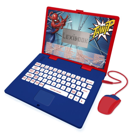 LAPTOP EDUKACYJNY SPIDER-MAN 124 AKTYWNOŚCI (POLSKI/ANGIELSKI) JC598SPI17 Outlet