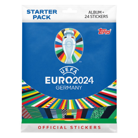 EURO 2024 TOPPS STICKERS STARTER PACK 1 SZT. MIX OUTLET