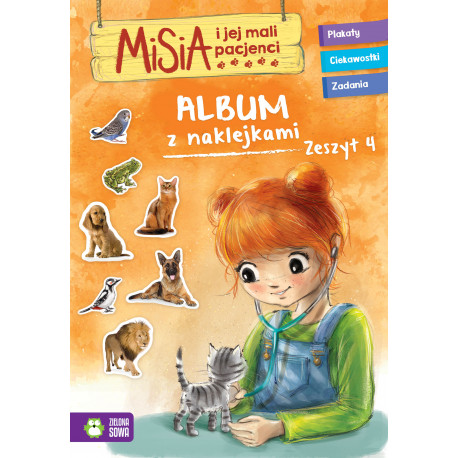 ALBUM Z NAKLEJKAMI MISIA I JEJ MALI PACJENCI ZESZYT 4