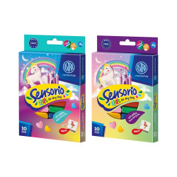 MASA PLASTYCZNA ASTRAFUN SENSORIO KIDS JEDNOROŻEC 10 KOLORÓW 1SZT.MIX Outlet