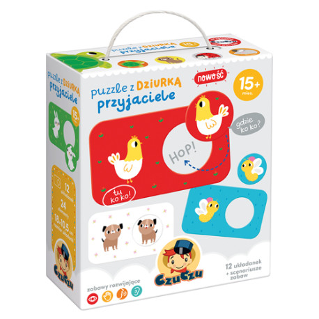 PUZZLE Z DZIURKĄ PRZYJACIELE CZUCZU Outlet
