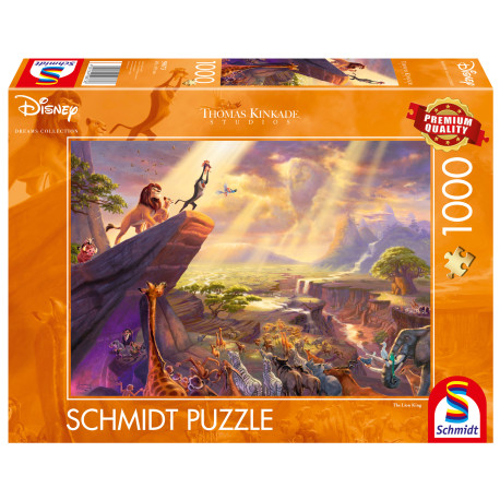 PUZZLE 1000 PQ KRÓL LEW DISNEY T.KINKADE 109415 Outlet