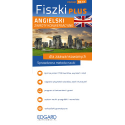 ANGIELSKI. FISZKI PLUS ZWROTY KONWERSACYJNE DLA ZAAWANSOWANYCH. POZIOM B2-C1 OUTLET