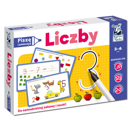 LICZBY. PISZĘ I ZMAZUJĘ. KAPITAN NAUKA WYD. 4 Outlet