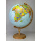 Globus 320mm POLITYCZNY + strefy czasowe + stopka DREWNO Zachem-Głowala Globus 320mm POLITYCZNY + strefy czasowe + stopka DREWNO Zachem-Głowala