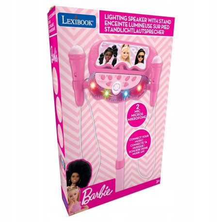 ZESTAW DO KARAOKE BARBIE LEXIBOOK S160BB