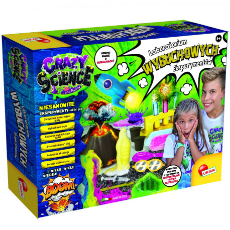 LIŚCIANI CRAZY SCIENCE LABORATORIUM WYBUCHOWYCH EKSPERYMENTÓW  304-PL68661  OUTLET