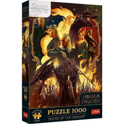 Puzzle 1000 elementów  Trefl Premium Plus  Smocza Dynastia Outlet