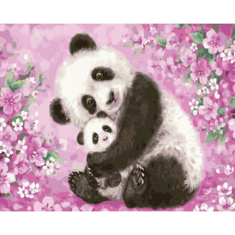 MALOWANIE PO NUMERACH CZUŁOŚĆ MAMY PANDA Outlet