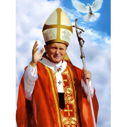 MALOWANIE PO NUMERACH ŚWIĘTE PAPIEŻ Z GOŁĄBKIEM Outlet