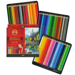 KREDKI AKWARELOWE MONDELUZ KOH-I-NOOR 3714 72 KOLORÓW PĘDZLEM Outlet