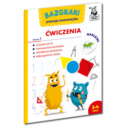 BAZGRAKI POZNAJĄ MATEMATYKĘ. ĆWICZENIA. POZIOM 1. KAPITAN NAUKA. BAZGRAKI