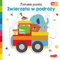 ZWIERZĘTA W PODRÓŻY. AKADEMIA MĄDREGO DZIECKA. PIERWSZE PUZZLE ZWIERZĘTA W PODRÓŻY. AKADEMIA MĄDREGO DZIECKA. PIERWSZE PUZZLE