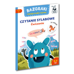 BAZGRAKI CZYTAJĄ TRUDNE WYRAZY. CZYTANIE SYLABOWE. ĆWICZENIA. KAPITAN NAUKA. BAZGRAKI