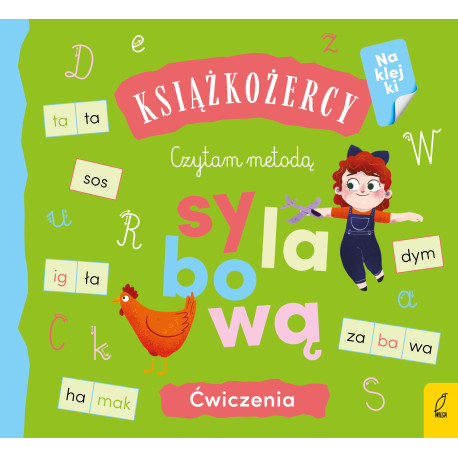 CZYTAM METODĄ SYLABOWĄ. KSIĄŻKOŻERCY. ĆWICZENIA