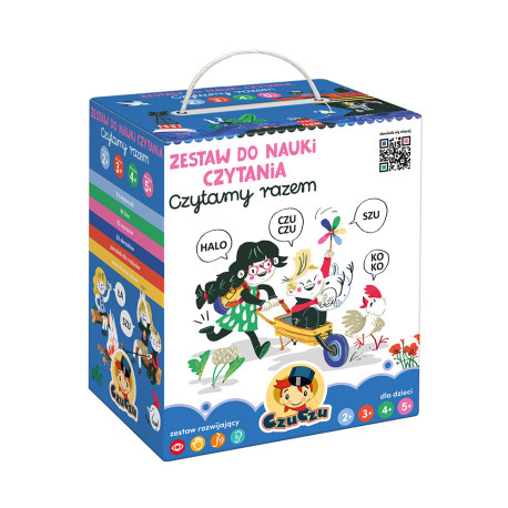 CZYTAMY RAZEM ZESTAW DO NAUKI CZYTANIA  2+ 3+ 4+ 5+ ZABAWKA ROKU! Outlet