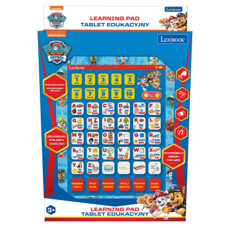 DWUJĘZYCZNY TABLET EDUKACYJNY PSI PATROL JCPAD002PAI17 Outlet