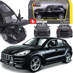 PORSCHE MACAN TURBO SUV SAMOCHÓD METALOWY POJAZD MODEL BBURAGO 1/24 Outlet