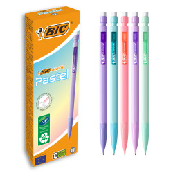 OŁÓWEK AUTOMATYCZNY HB Z GUMKĄ  0.7MM BIC MATIC PASTEL Mix kolorów