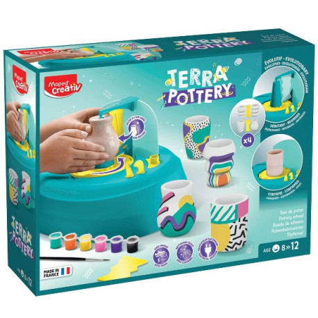 Koło garncarskie MAPED Creativ prezent dla dzieci do robienia ceramiki OUTLET